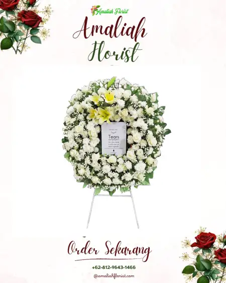 Krans Bunga Duka Jetiskapuan